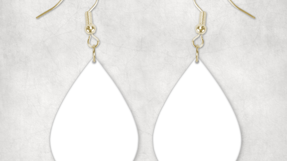 Teardrop Gold Loop Earrings